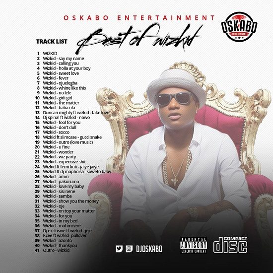 DJ Oskabo – “Best Of Wizkid Mix”