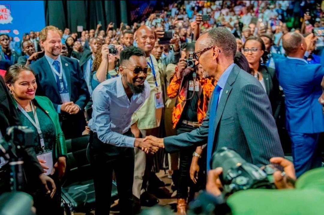 Patoranking and Rwanda President, Paul Kagame