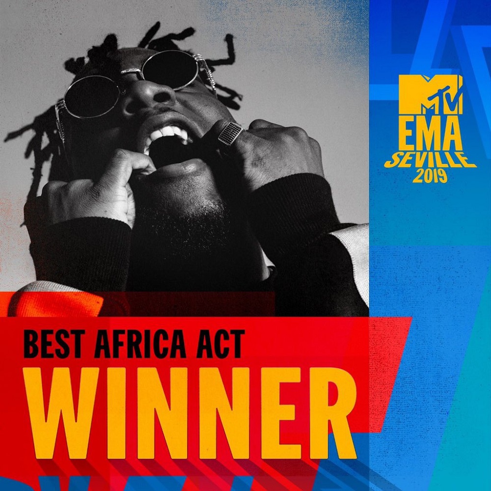 Burna Boy, Nicki Minaj, Others Win at 2019 MTV EMAs | Full Winners List