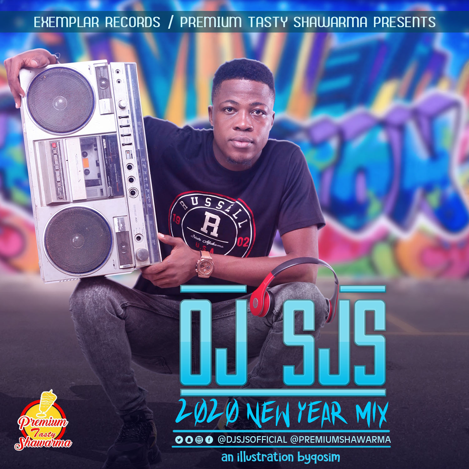 Dj Sjs - 2020 New Year Mix Artwork
