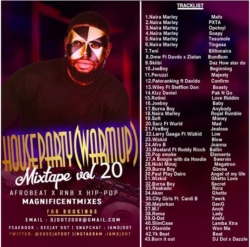 DJ Dot - Afrobeat Party Mix Vol.20