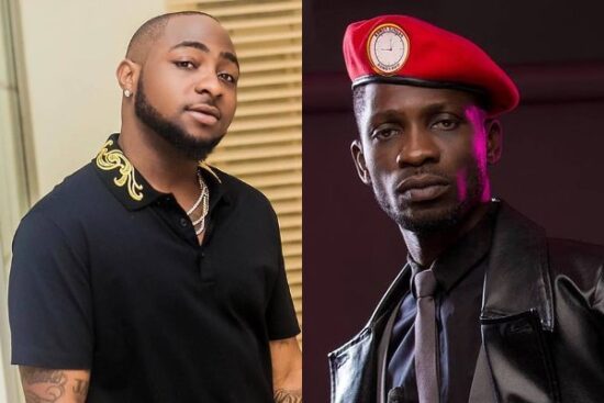 Davido reacts as Ugandan fan calls on him to support Bobi Wine