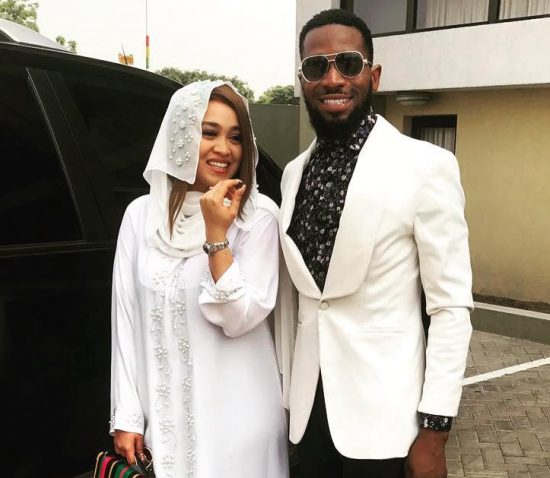 “I am born again” – Dbanj reveals as he attends a church event with his wife