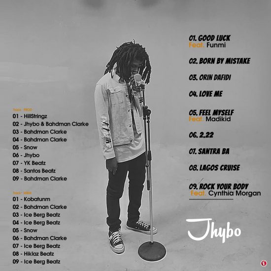 Jhybo - 'Good Luck' Album Tracklist