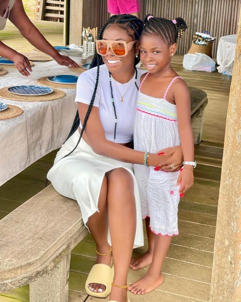 Sophia Momodu and Imade Adeleke
