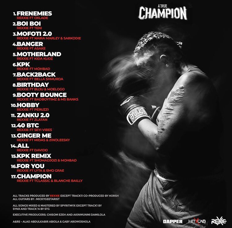 ,Rexxie's 'A True Champion' Album resonates club bangers hits (Review)