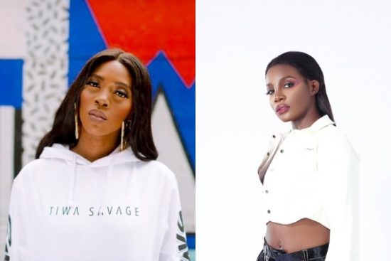 Seyi Shay and Tiwa Savage clash in a hair salon