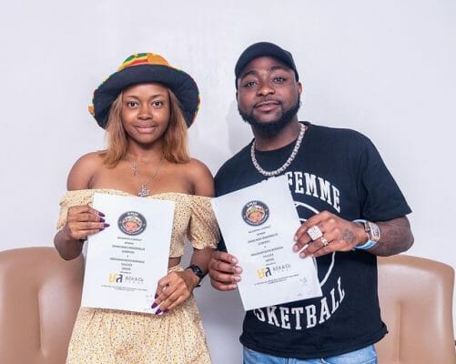 Davido expresses his pride in his artist Liya