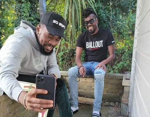 Patoranking and Beenie Man spotted in the studio