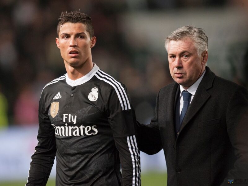 Carlo Ancelotti ranks Ronaldo among the top five players he's ever coached.