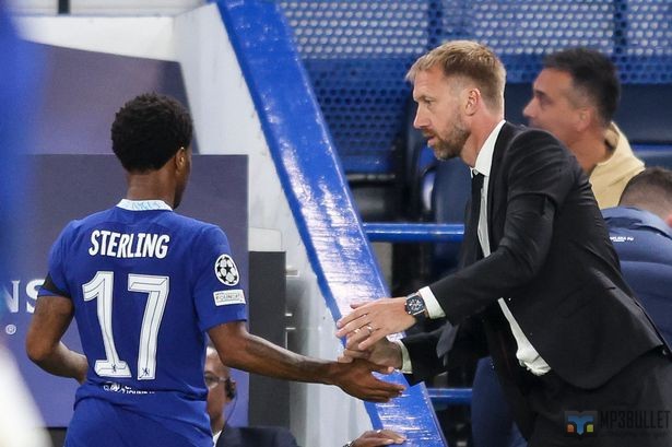 Graham Potter reacts at accusations he’s wasting Chelsea star, Raheem Sterling,