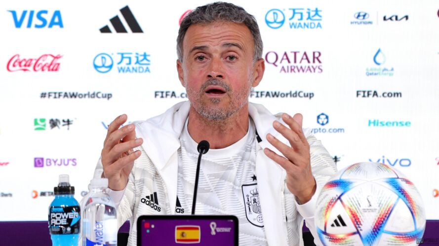 World Cup: Luis Enrique evaluates Spain's 1-1 draw with Germany.