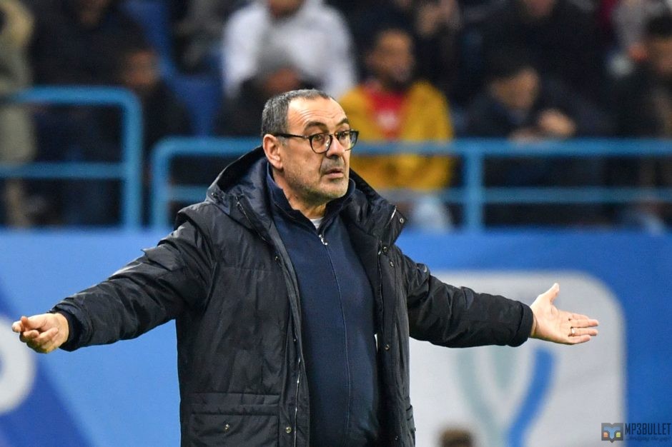 Feyenoord fans flung'bags of urine' at Lazio manager Maurizio Sarri.