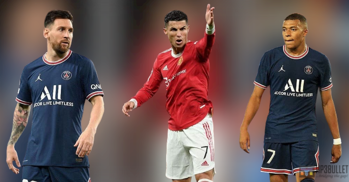 Cristiano Ronaldo, Messi, & Mbappe pay their tribute to the late Pele.