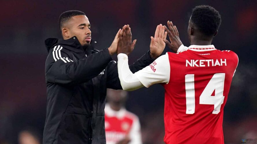 Mikel Arteta speaks about Eddie Nketiah stepping in for Gabriel Jesus