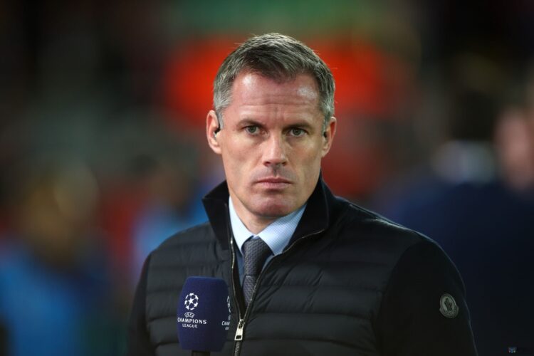 Jamie Carragher reveals his top five players ever as Lionel Messi tops the list
