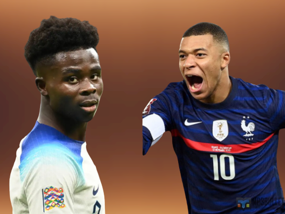 Bukayo Saka talks about Kylian Mbappe comparisons.