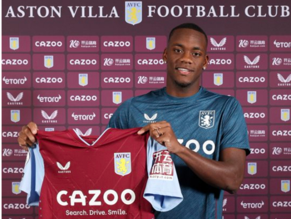 Aston Villa confirm the signing of Jhon Duran from MLS' Chicago Fire