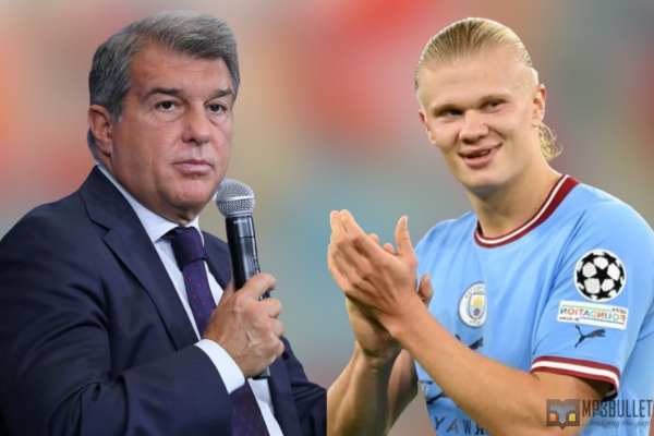 Laporta speaks about Barcelona future interest in Haaland