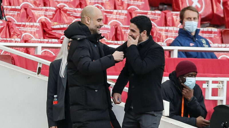 Guardiola dismiss any role in Arteta's success at Arsenal