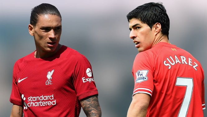 Darwin Nunez compares Luis Suarez to his first Liverpool season.