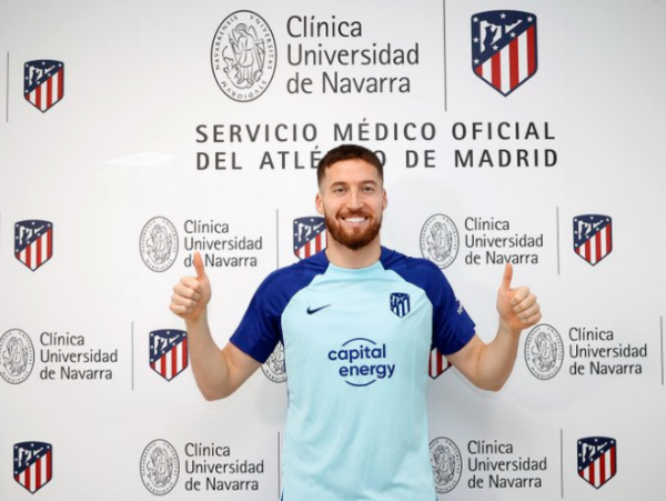 Atletico Madrid reveal signing of Matt Doherty from Tottenham
