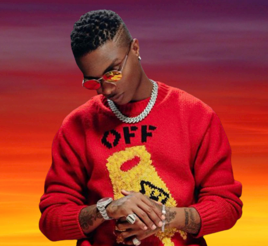 Wizkid reacts to startling graffiti artist gesture in London